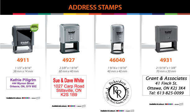 Address Stamps